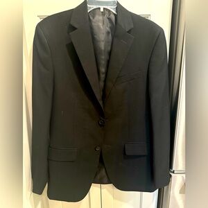 ☀️ Geoffrey Beene Black Sport Coat Jacket mens blazer 38R